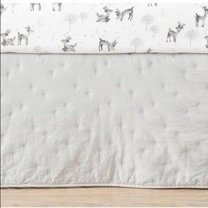 NWOT Blush Pottery Barn Kids Finley Crib Skirt